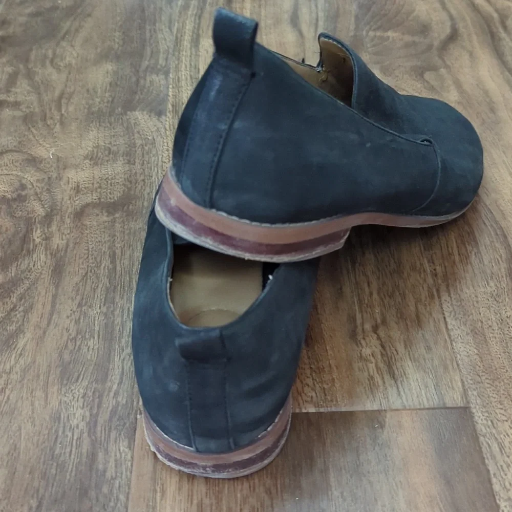 Franco Sarto Black Leather Loafers